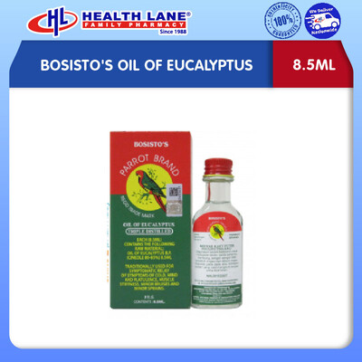 BOSISTO'S MINYAK OF EUCALYPTUS 8.5ML